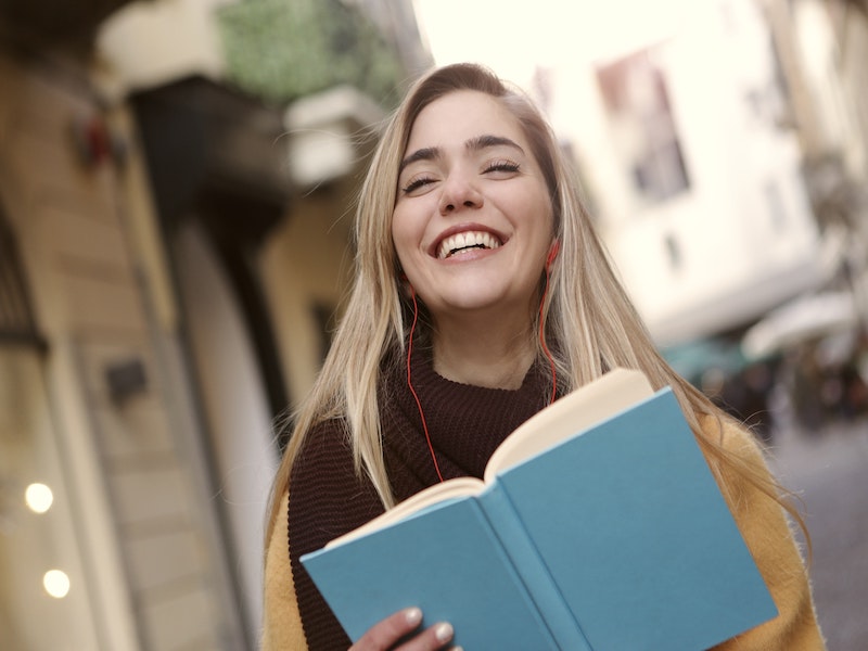 studentessa felice