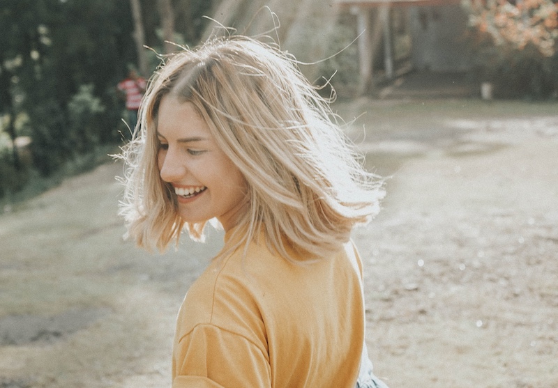 ragazza sorridente